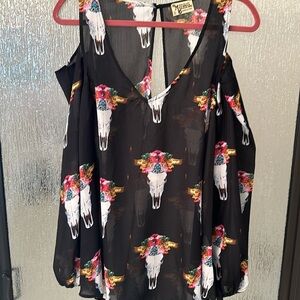 Show Me your Mumu open shoulder top